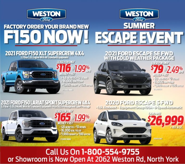 Weston Ford OFFICIAL Home New, Used, Demos, Service And Parts!