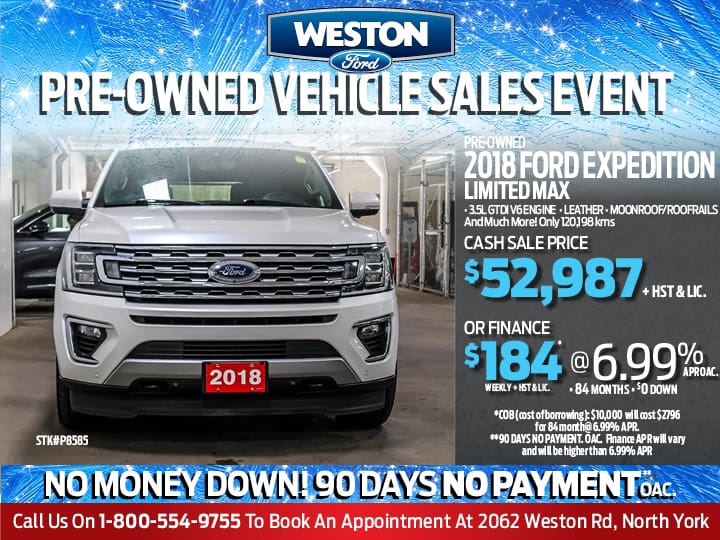 Vehicle Specials Weston Ford