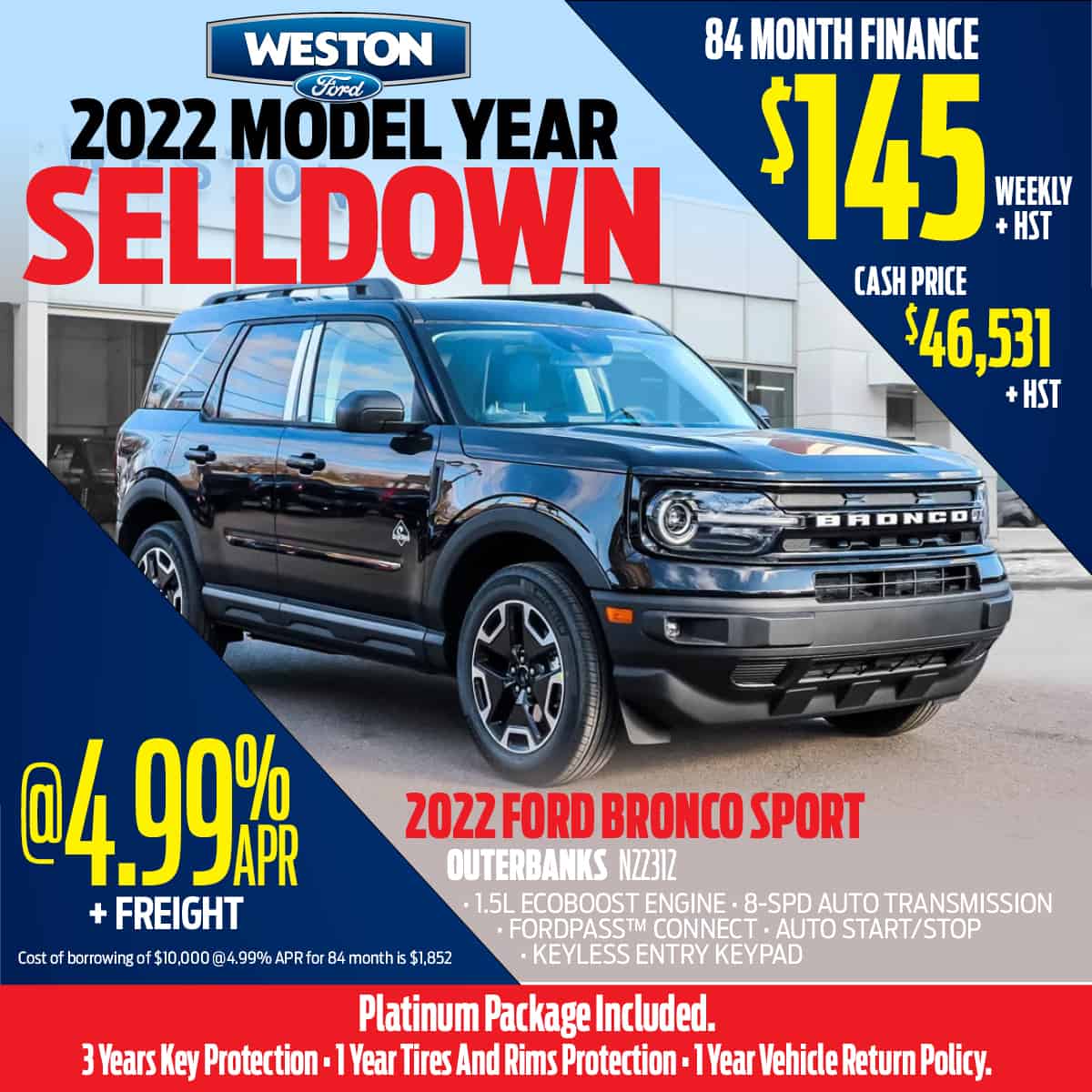 Vehicle Specials Weston Ford