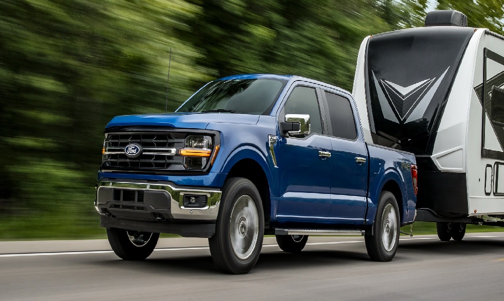 2025 Blue Ford F-150