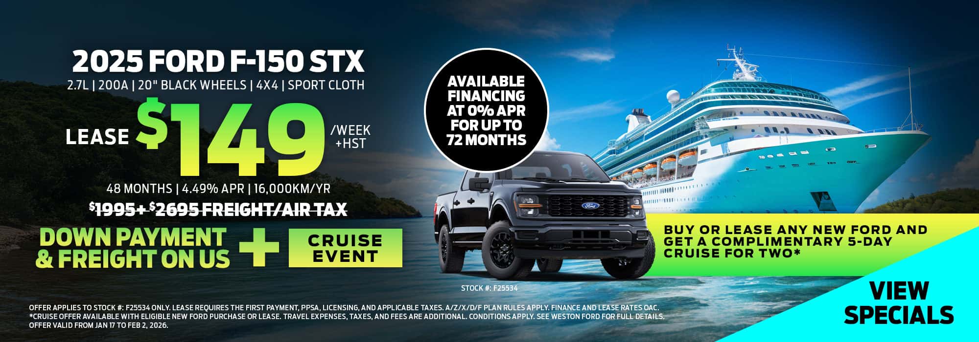 F-150 STX - Downpayment & Freight On Us