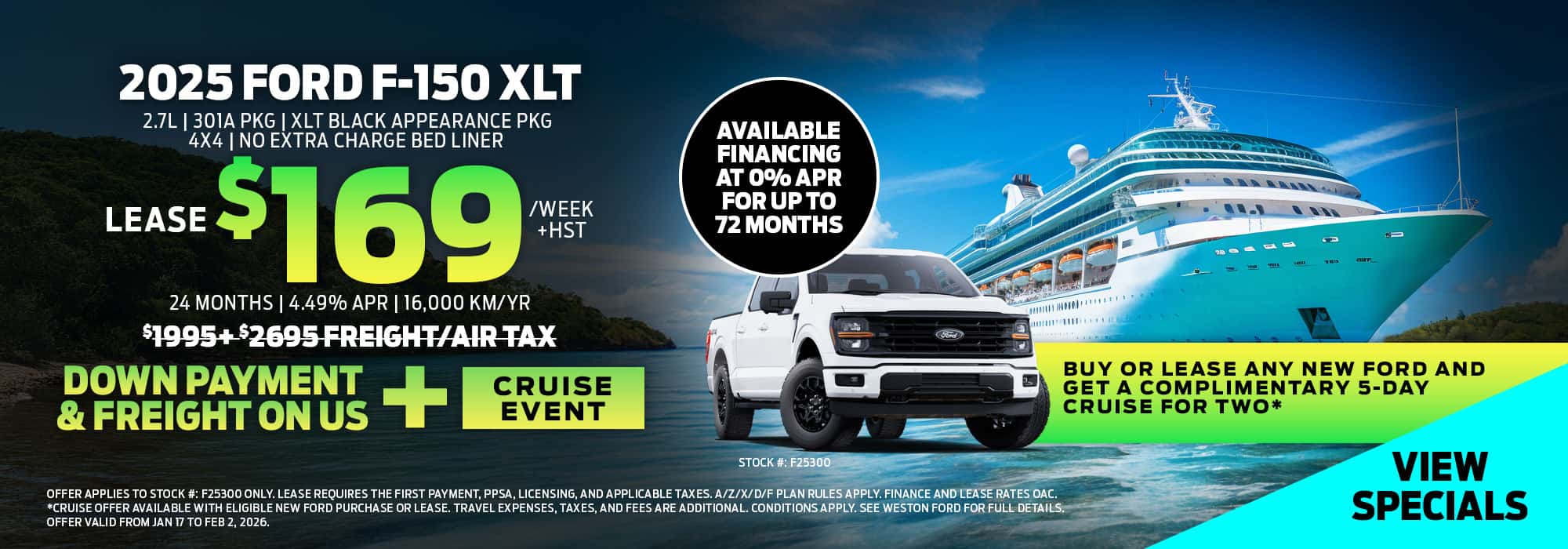 F-150 XLT - Downpayment & Freight On Us
