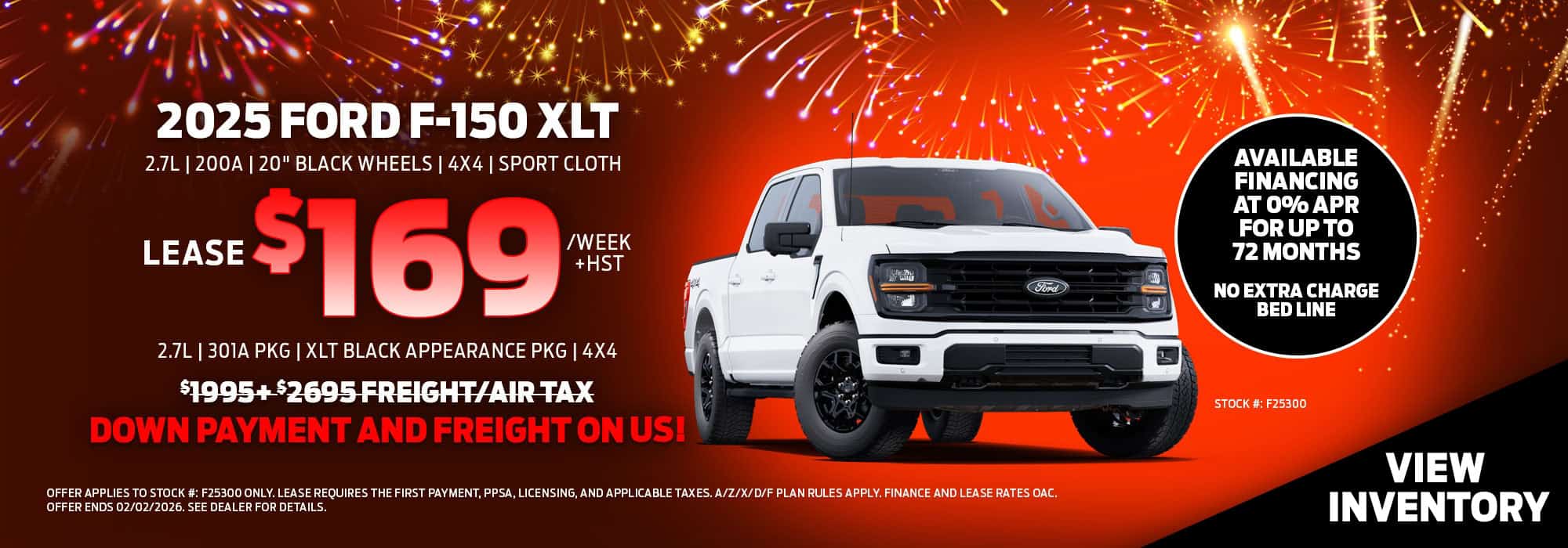 F-150 XLT - Downpayment & Freight On Us